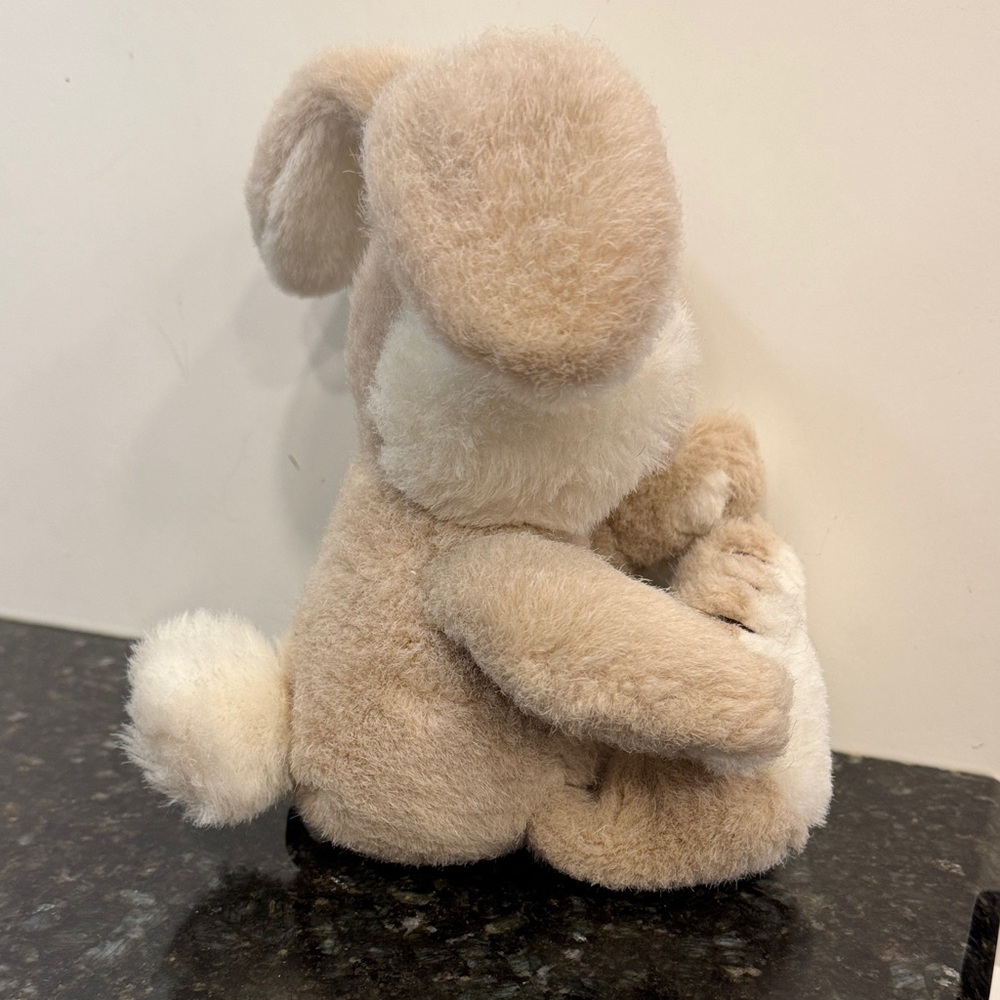 Vintage 1984 Gund Tan and White Bunny Rabbit Plush Stuffed Animal 10” - Picture 5 of 8